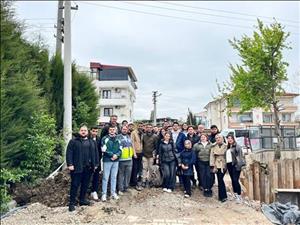 İNŞASI DEVAM EDEN OKUL İNŞATI GEZİSİ